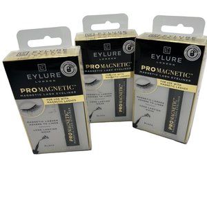 NEW Eylure London ProMagnectic Magnectic Lash Liner Black Lot of 3